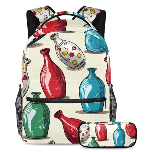 Boule de bowling pour l'arthrite sac à dos de qualité supérieure avec trousse scolaire 50