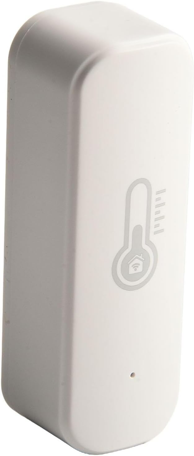 – Temperature Humidity Sensor for Tuya for Zigbee and WiFi Smart Home, Compatible for Alexa, Real-Time Monitoring, Compact Design (70 x 25 x 21mm), White(wifi)