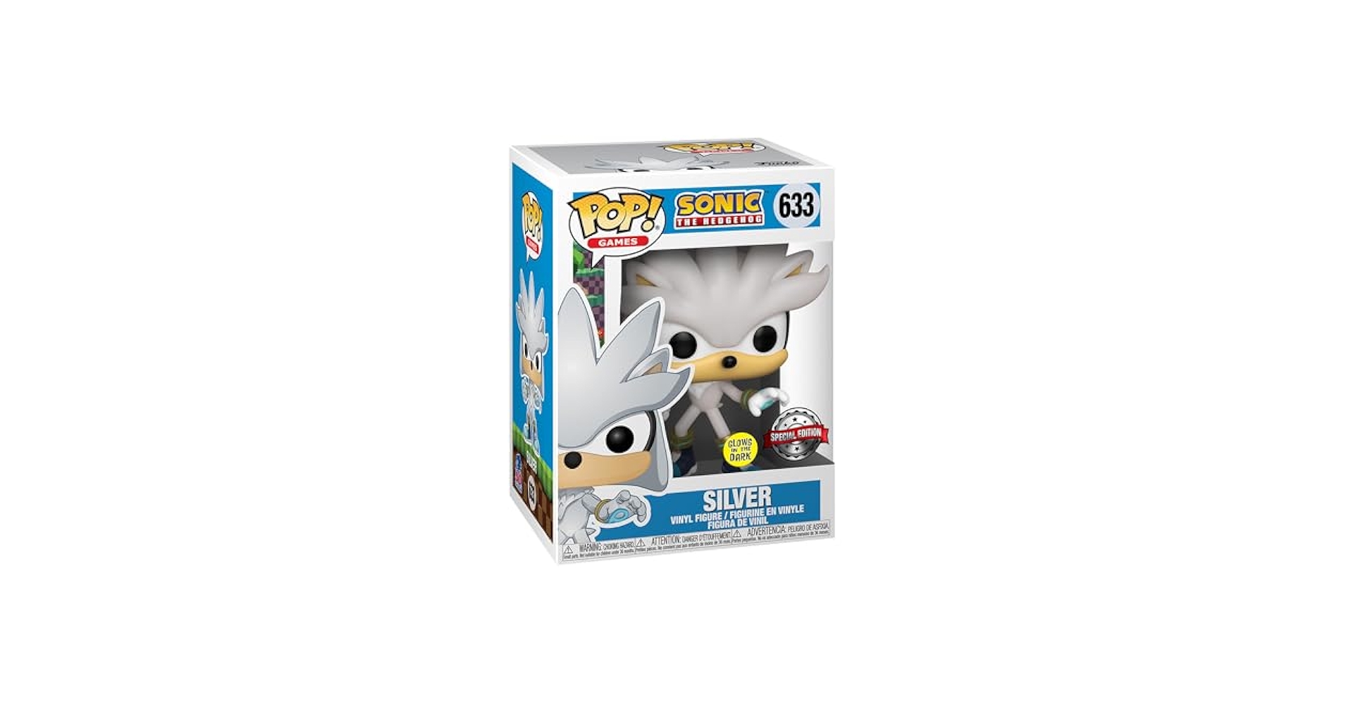 30th限定 Funko Pop! ソニック シルバー・ザ・ヘッジホッグ Amazon.com: Funko Pop Sonic The Hedgehog - Silver Glow 30th