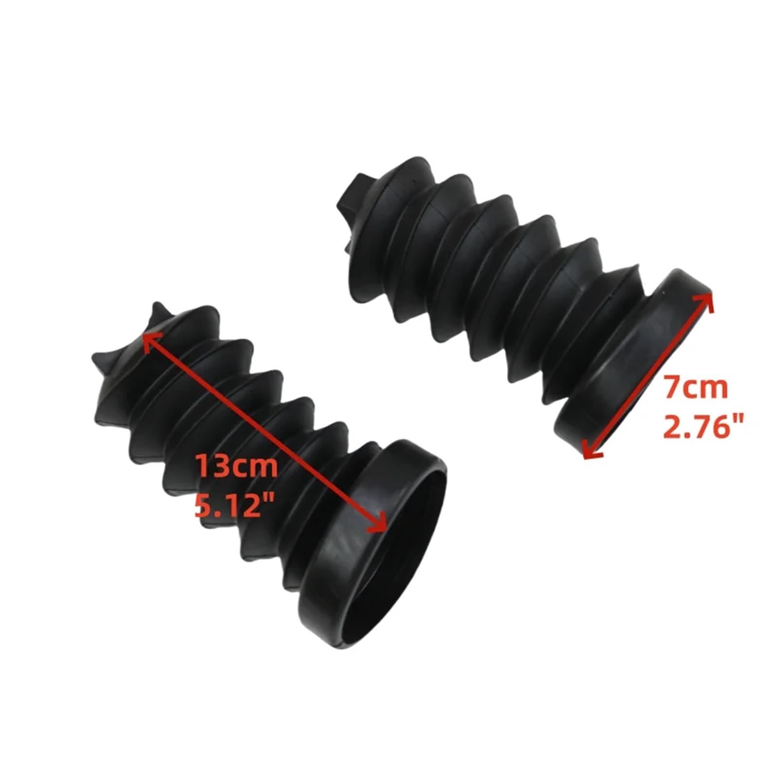 Motorrad Gabel Gabelabdeckung Gamaschen Gators Stiefel Stoßdämpfer hinten passend für Harley 1997-2013 Touring Street Electra Glide Road King