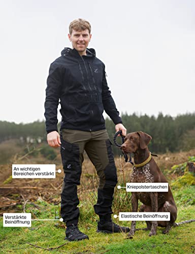 RevolutionRace Herren RVRC GP Pants, Hose zum Wandern und für viele Outdoor-Aktivitäten, Mud, L