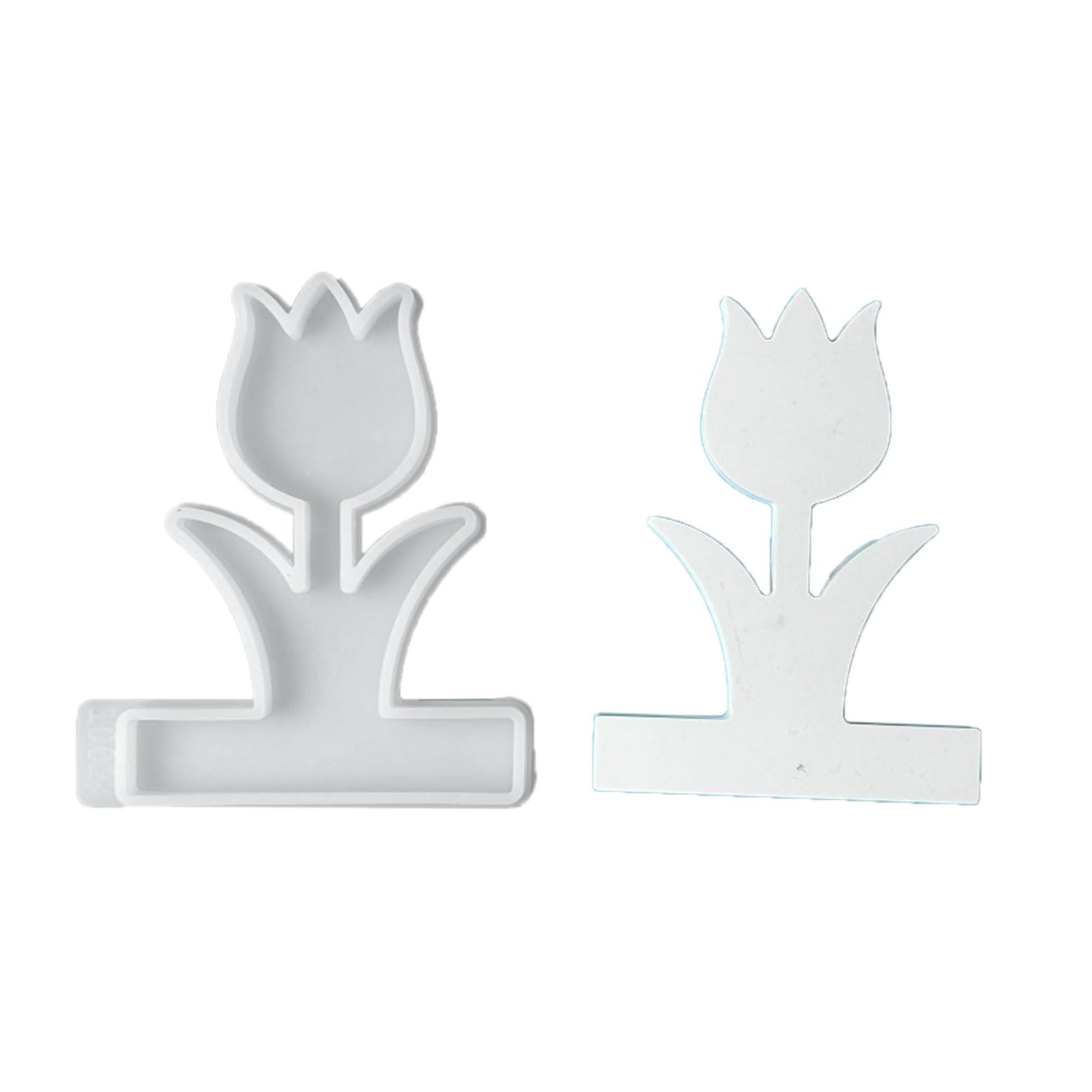 Tsophreniq Tulips Holder Silicone Molds Castings Flower Candlesticks Resins for Decorations Tulips Resins Candlesticks Silicone Table Decorations