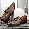 MEIJIANA Men Loafers Luxury Wedding Dress Shoes Fashion Party Loafers for Men, Brown-02,11 UK #5