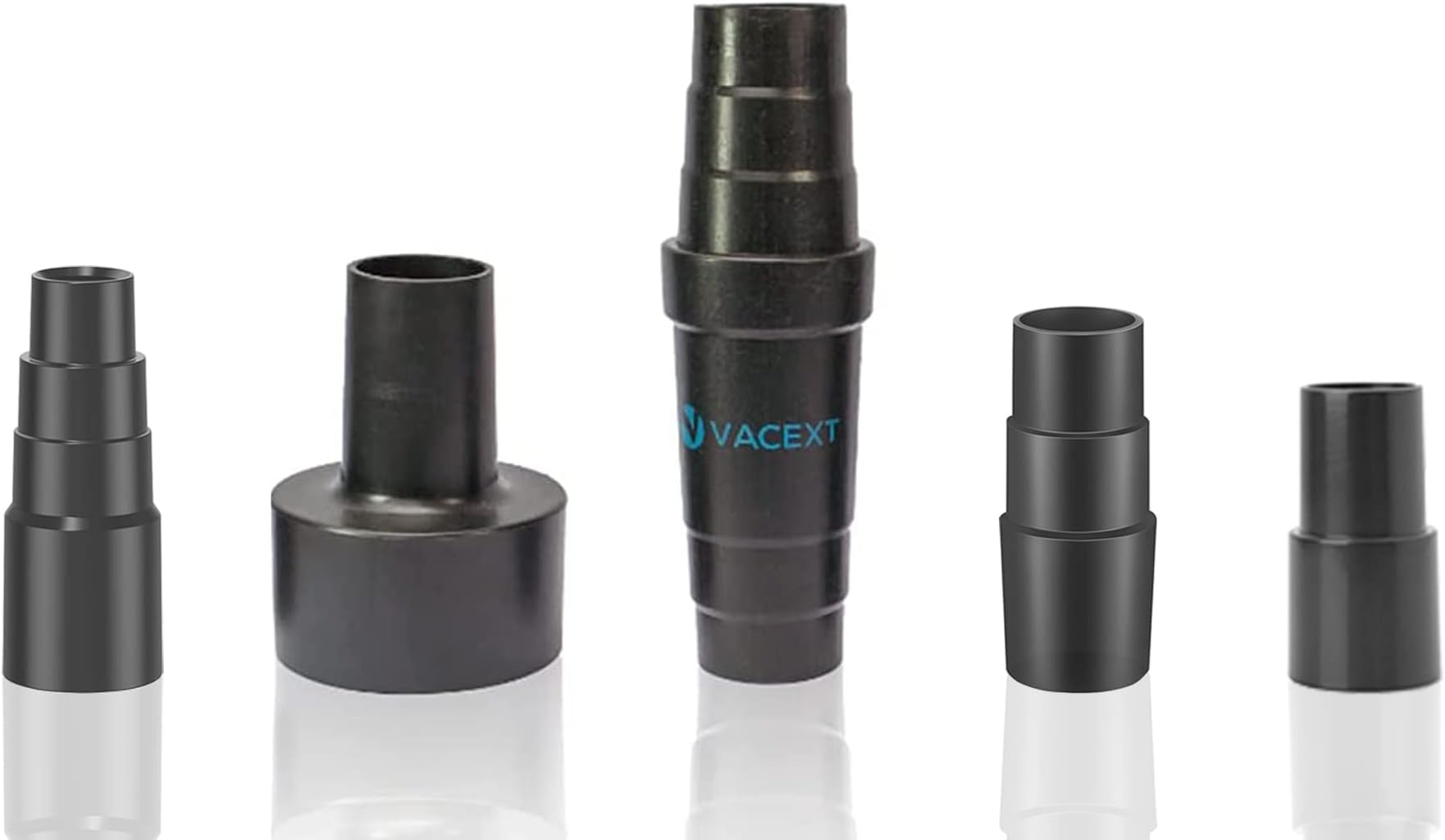 Universal Vacuum Hose Adapter Kit Reducer Attachment Set Converter from 1 1/2 inch to 1 1/4 inch from 1 3/8 inch to 1 1/4 inch Dust Hose Port Adapter
