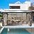Domi 10x12FT Lean to Gazebo, Aluminum Wall Mounted Gazebo with Sloping Galvanized Steel Roof, Curtains and Netting, Outdoor Hardtop Gazebo Pergola for Patio, Deck, Garden, Backyard