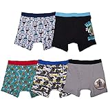 STAR WARS Boys Baby Yoda Mandalorian 100% Cotton Briefs, Athletic Assorted Prints, Sizes 2/3t, 4t, 4, 6, 8, And 10 Boxer, Legoyoda5pkbxrbr, 6 US