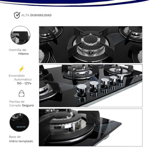 Recopilación de Estufas para Empotrar - los preferidos. 14 Estufas para Empotrar marca GRAVITA (2)