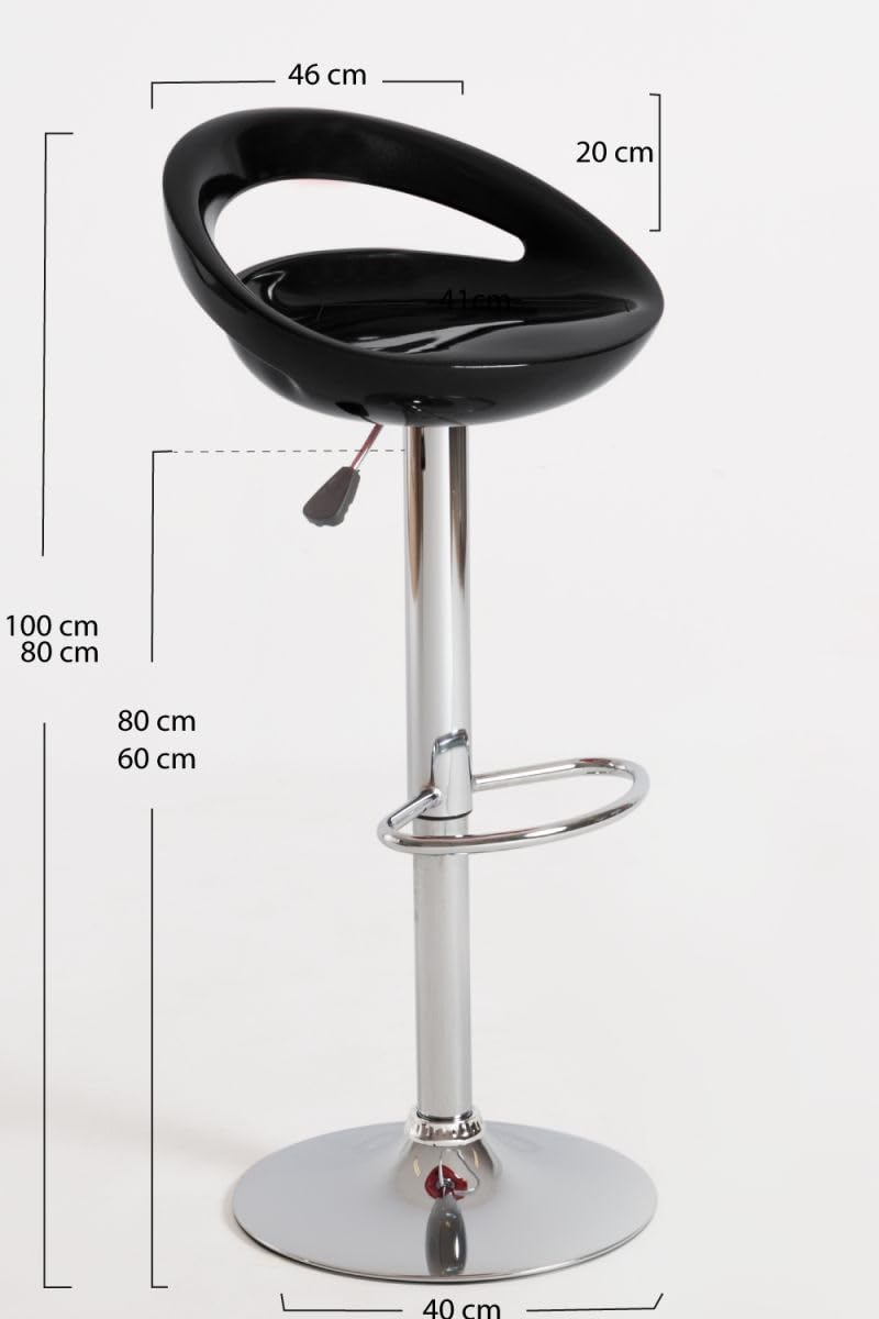 Regalos Miguel - Taburetes Cocina - Taburete Onis Basic - Negro
