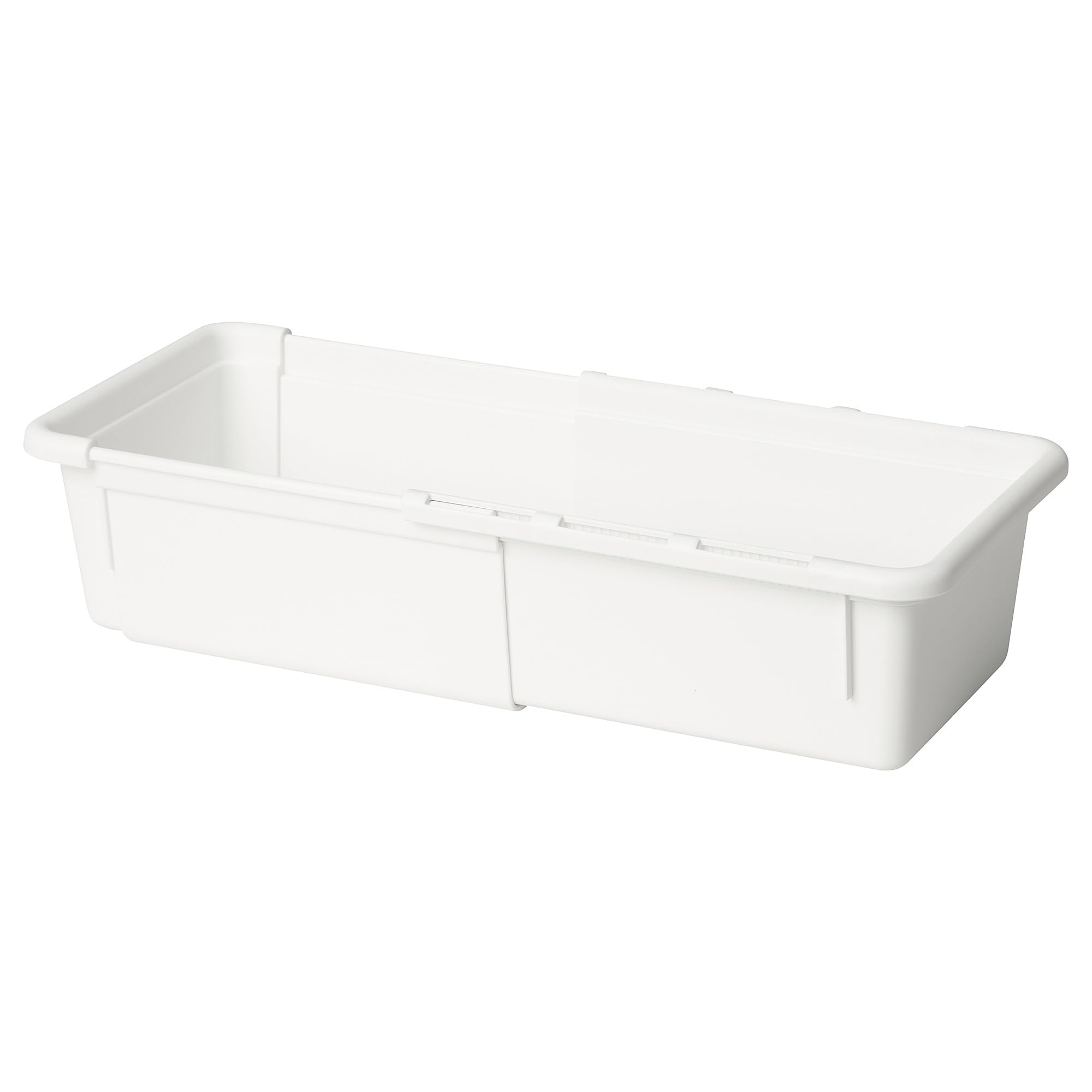 Organisateur de tiroir ProTuning KACKLA : boîte extensible blanche 25-38x9 cm haute qualité