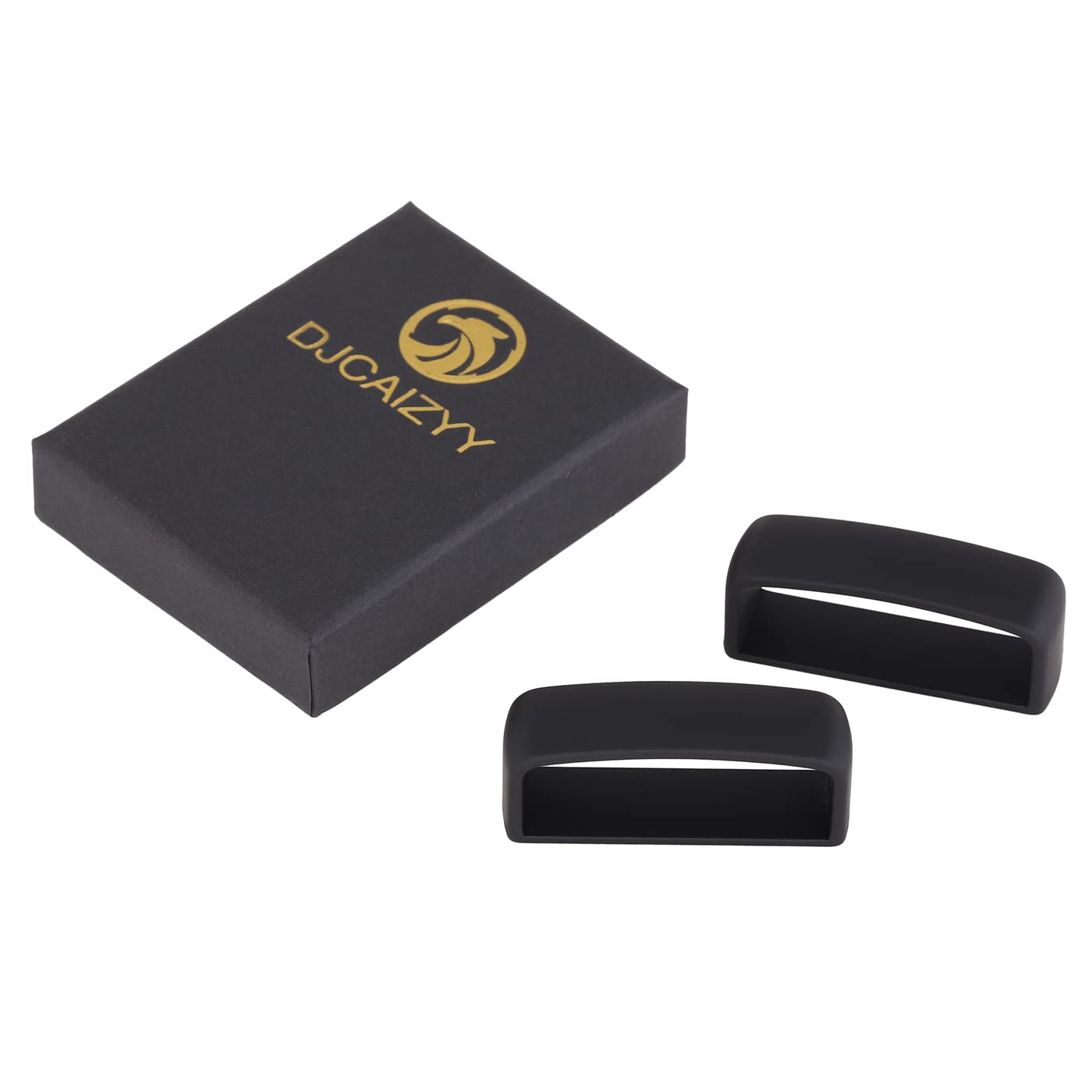Cintura Loop Keepers 1 1/2 "(38mm-40mm) Passanti per cintura in metallo antiscivolo nero satinato accessori fibbia per cintura da uomo