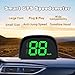 Car Heads Up Display for Jeep Wrangler (LJ) Cherokee (XJ) Grand Cherokee (WJ), GPS Speedometer HUD for Cars, Digital Speedometer Head Up Display for Car, Car HUD Display Plug and Play,White