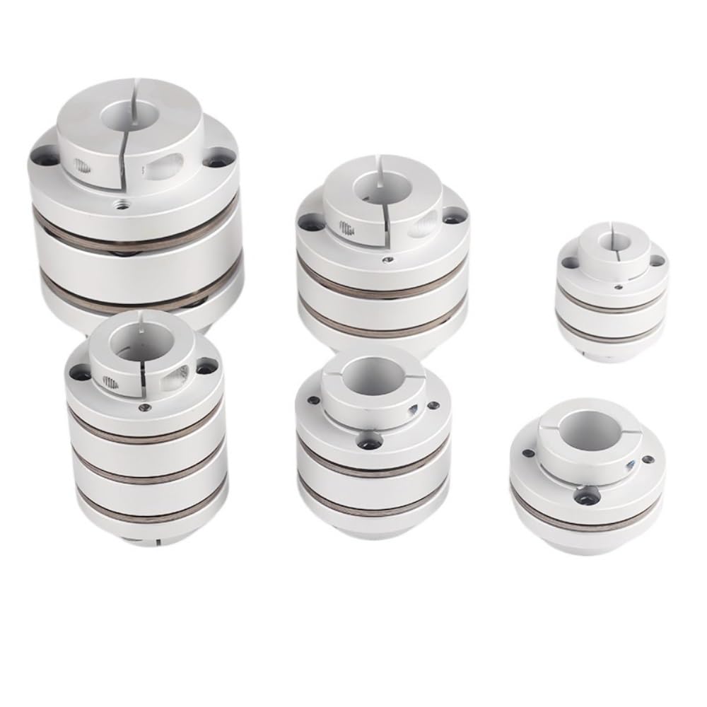 1 pz giunto flessibile flangia diaframma D68 L74 connettore giunto doppio albero giunto elastico alluminio ad alta rigidità Fix Munt(14X14mm)