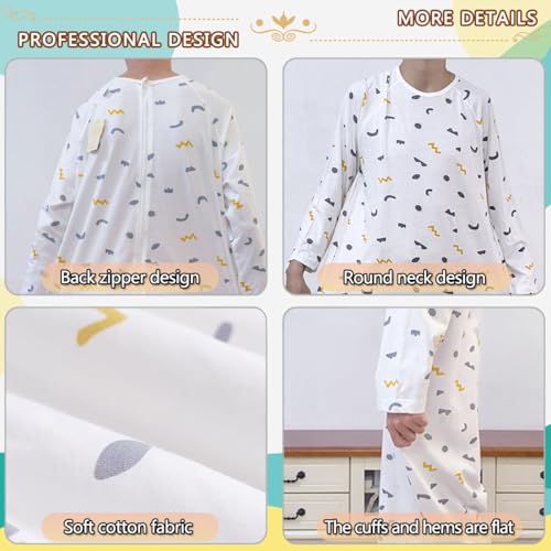 Image of Unisex Jumpsuit with Back-Zipper,Suitable for Alzheimer's,Dementia Patient,Seniors,Incontinence Care
