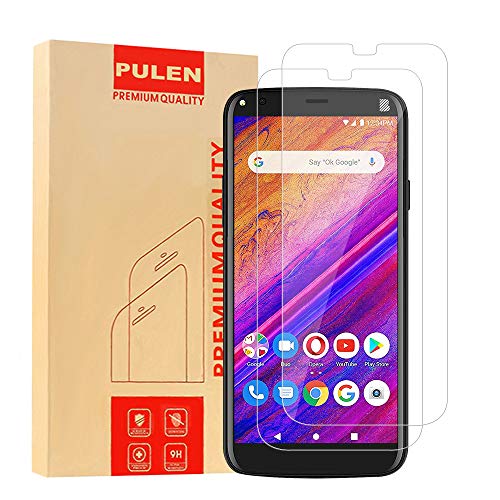 [2 Pack] PULEN for BLU Studio Mini Screen Protector,HD Clear Scratch Resistant Bubble Free Anti-Fingerprints 9H Hardness Tempered Glass for BLU Studio Mini
