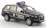Maßstab : 1:87 Audi Q7, THW Lauf, schwarz, Modellauto, Fertigmodell, Wiking 1:87