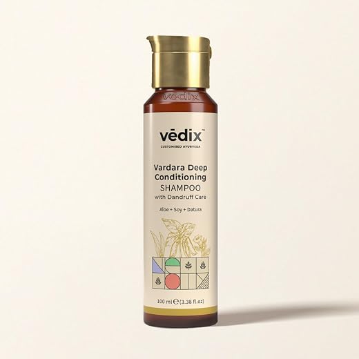 Vedix Vardara Deep Conditioning Anti Dandruff Shampoo For Women &amp; Men | Shampoo For Dandruff &amp; Dry Hair | 100 ml