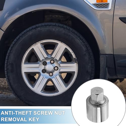 Image of Car Wheel Lock Lugnut Type V Anti-theft Screw Nut Removal Key Socket for Land Rover Range Rover Evoque Freelander