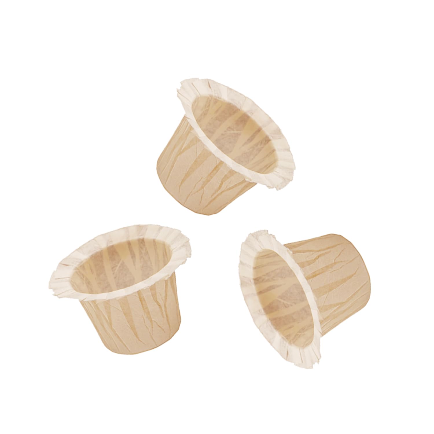 SQXBK 100PCS 51x31mm Log Colour Disposable Coffee Filter Papers Funnel Mesh Cup Filter Paper Suitable for Reusable or Disposable Minimalist Cup