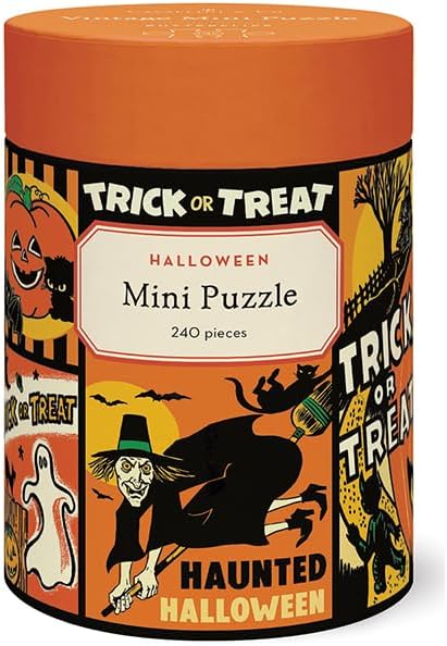 Cavallini Mini Puzzle- Halloween 240 Piece Puzzle