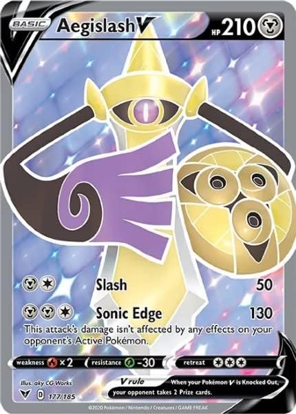 Pokemon - Aegislash 177/185 - Vivid Voltage - Full Art Ultra Rare Card