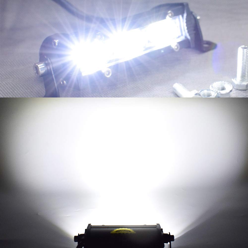 Dioche Phares LED De 7 Pouces Aramox Phare LED Rectangulaire, 7 Pouces