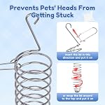 2Pcs Rat Enrichment Toys, 304 Stainless Steel Foraging Toy, Fruit & Vegetable Holder for Mice, Hanging Rodent Cage Accessories, Slow Feeder Puzzle Toy & Parakeet Foraging Tool - Image 2