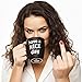 Decodyne Funny Coffee Mug, Gag White Elephant Gifts for Adults and Coworkers - Perfect for Bachelorette Parties, Christmas, and Novelty Gifts, 14 Ounce (Black)