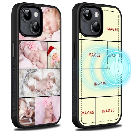 Personalized Phone Cases Custom Photo Gifts Custom Magnetic Phone Case for iPhone17/17 Air/16/15/14/13/12 Pro Max Mini [Compatible with MagSafe] Accessories & Wireless Charging