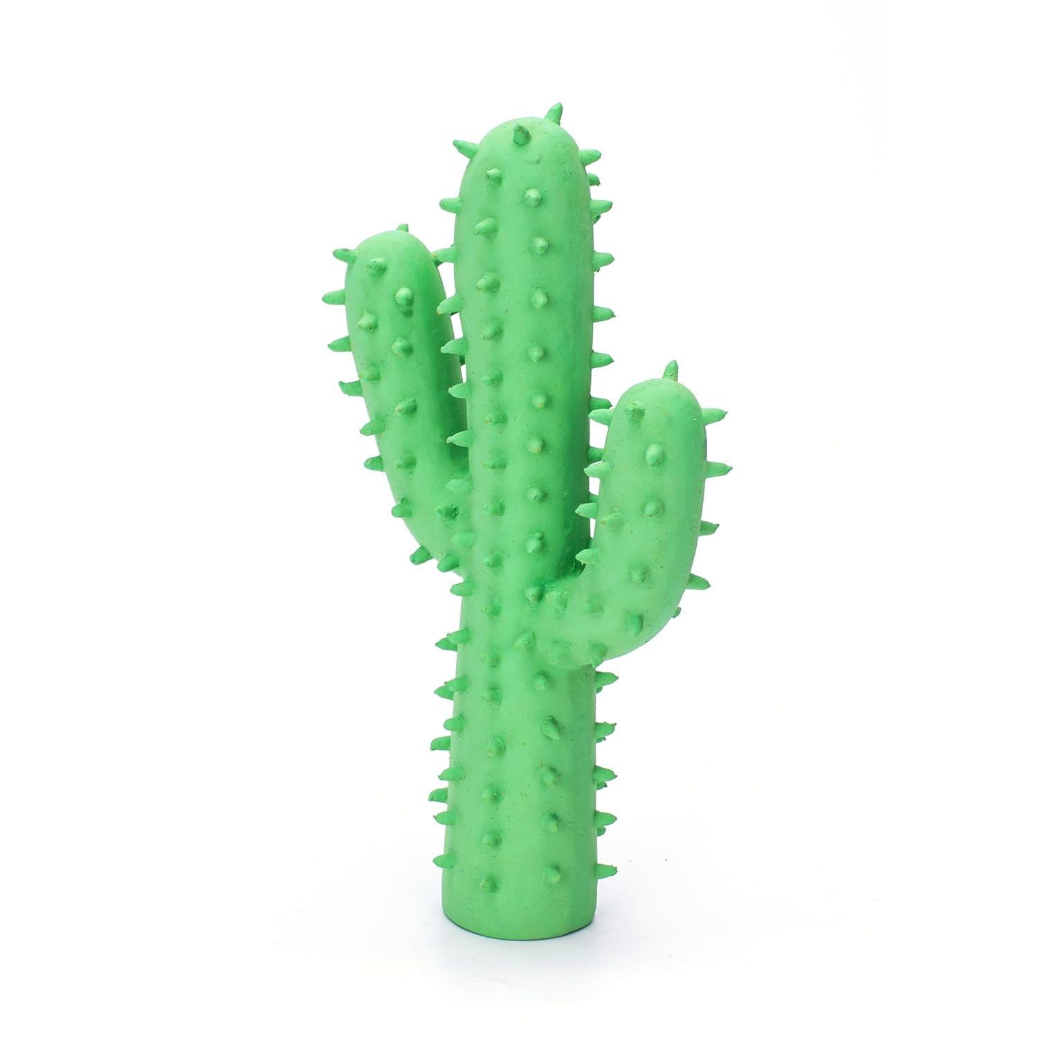 Patapalooza Latex Cactus Toy for Dogs, Squeaky Sound, Durable and Soft; Great for Entertainment and Olfactory Research.