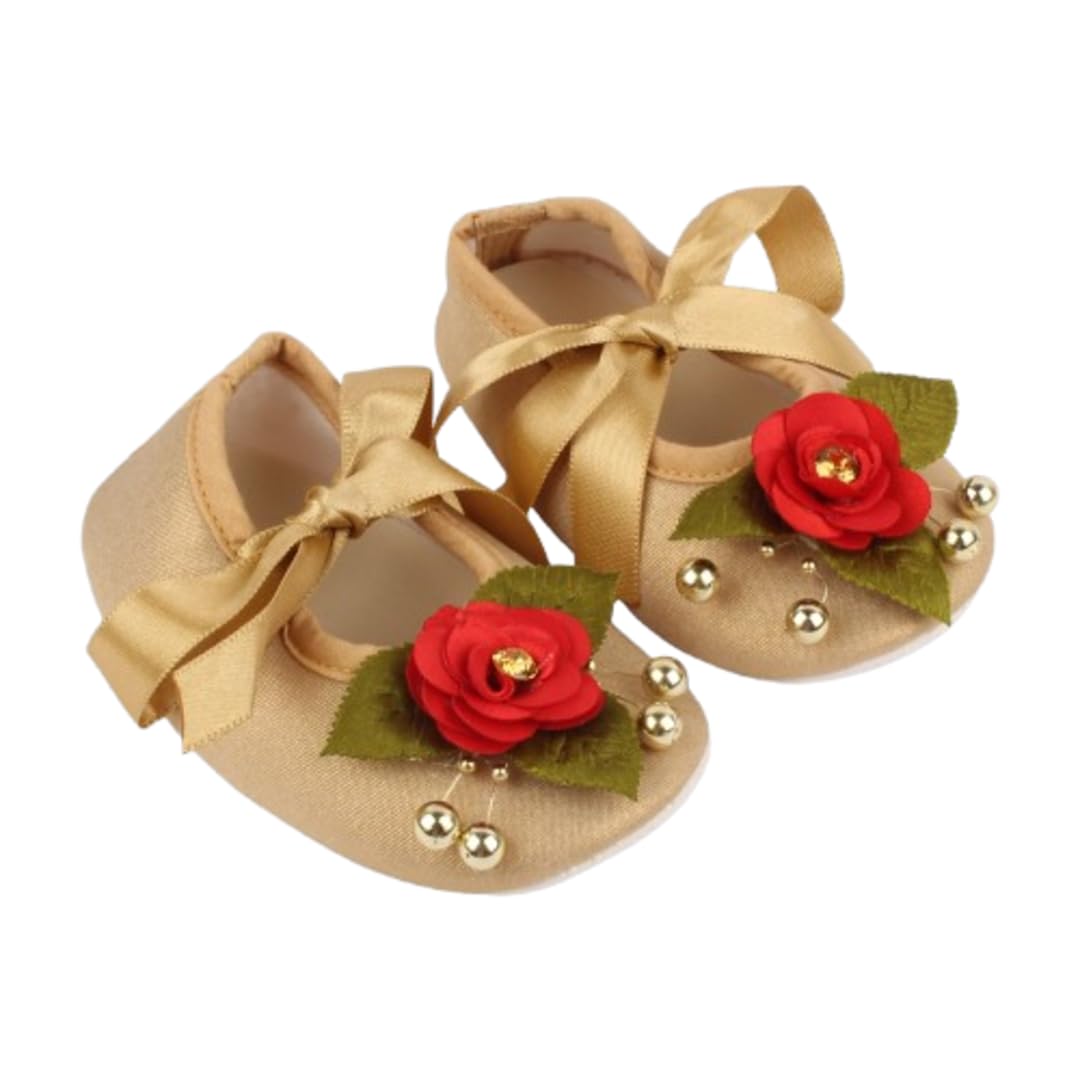 booties with flowers and leaves - golden-image-33
