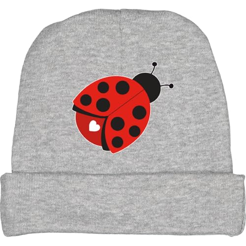 inktastic Ladybug with a White Heart Baby Beanie Hat