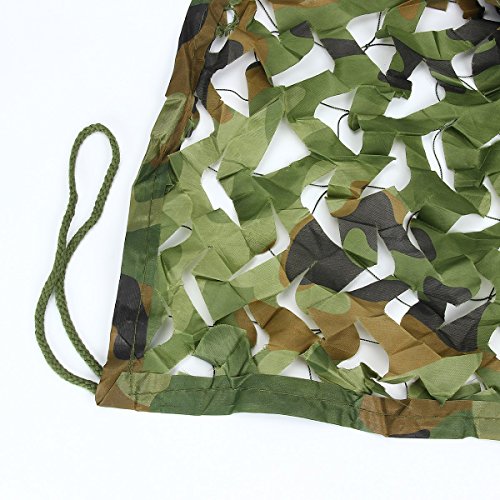 image for TargetEvo Woodland Camouflage Netting Camo Net for Military Camping Hu