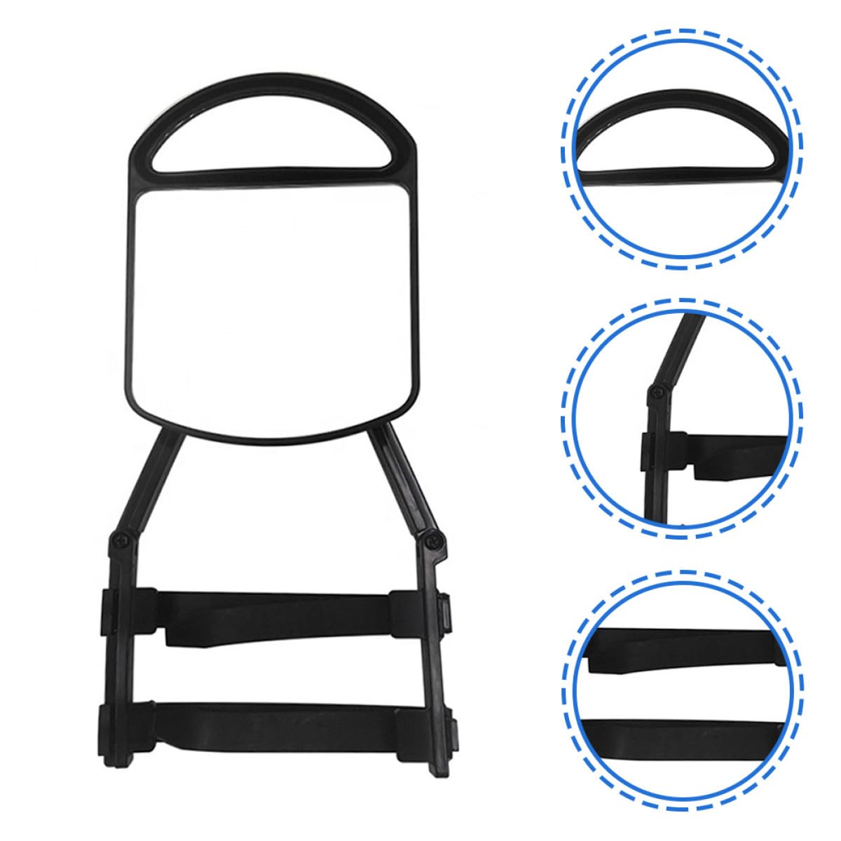 Extensión de Espejo Ajustable para Remolques y Camiones Espejo Lateral Ampliado para Remolque de Coche Accesorio para Retrovisor de Vehículo Resistente y Antivibración Uso en