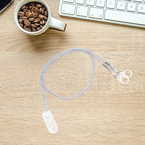 VILLCASE 1 Conjunto de Presilha para Aparelhos Auditivos Suporte Bte Corda Anti-Perda Portátil Corda