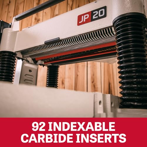 Image of JET 20-Inch Planer, Helical Cutterhead, 5 HP, 230V 1Ph (Model JWP-208HH)