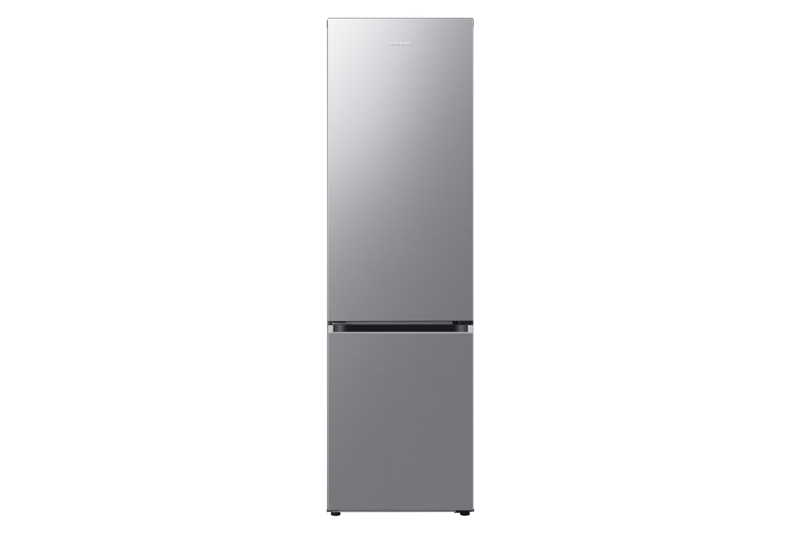 Samsung Frigorífico Combi No Frost 203cm 390L SpaceMax RB38C600CS9/EF | Enfriamiento uniforme, Ahorra hasta un 15% de energía gracias a la IA, Power Cool, Power Freeze, Compresor Digital Inverter