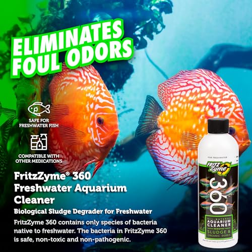 Fritz Zyme 360 236Ml Degradador Biologico (Agua Doce) Trata Até 1791L