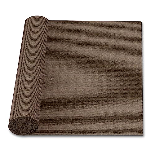 AwnPro 6' x 25' Sun Shade Roll DIY Cuttable Sun Shade Sunlight Blockage Cover for Outdoor Backyard Patio Pergola Greenhouse Plants (Brown)