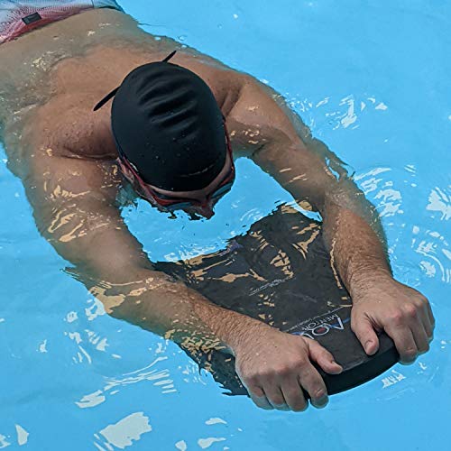 Painel de natação adulto Aquamentor (preto, adulto (30,48 cm x 48,26 cm x 3,81 cm))