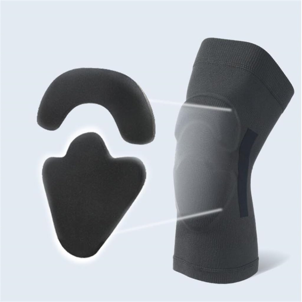 MRKU Rodilleras Deportivas Antideslizantes con Soporte y Calentadores, Finas, para Danza, para Mujer, con protección anticaídas para Las articulaciones.