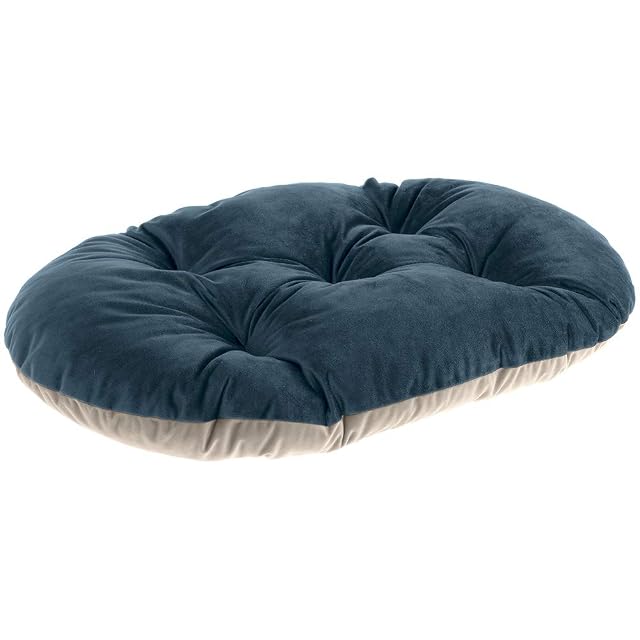 Ferplast Cojín para Perros y Gatos Prince 65/6, Cama Acolchada para Animales, Doble Cara, Suave Terciopelo