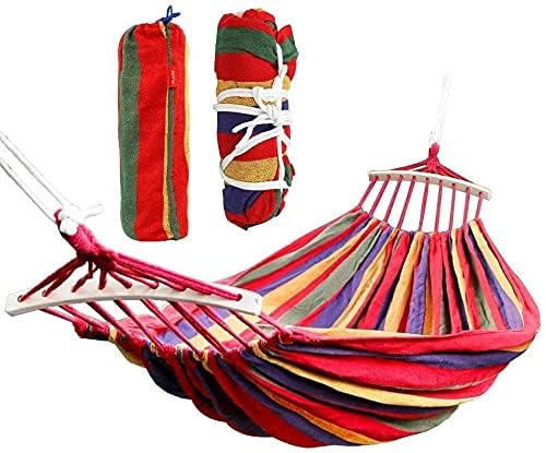 Spacious 2-Person Hammock 200 x 150 cm – Large and Comfortable Double Hammock for Couples, Outdoor Relaxation, and Backyard Use – Extra-Large Portable Hammock for Camping and Garden-image-16