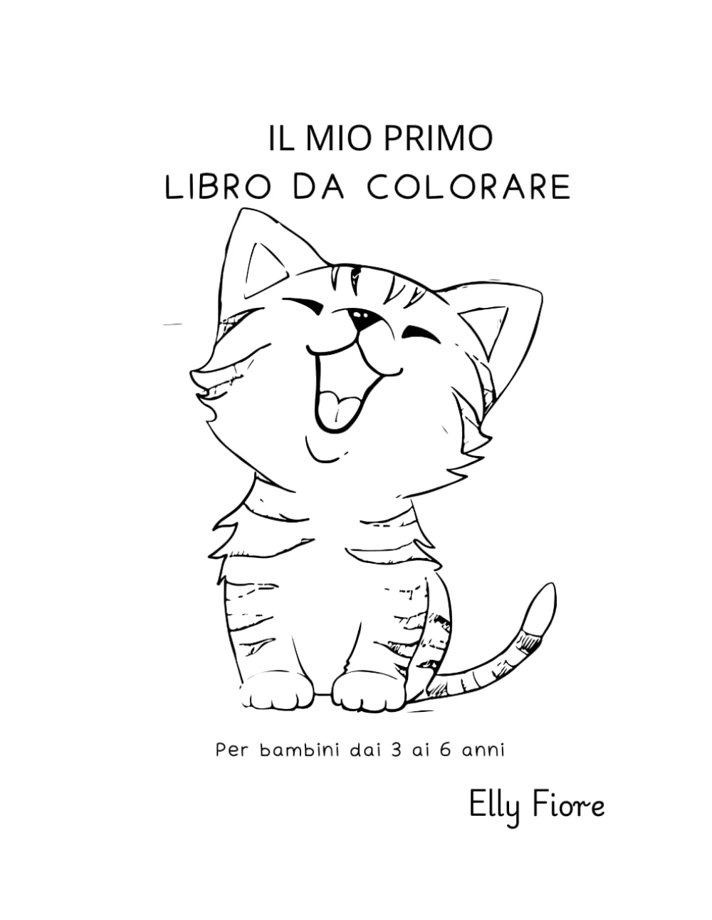 Animali felici: Libro da colorare per bambini dai 3 ai 6 anni