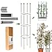 LIBRNTY Obélisque de Jardin, Support de Plantes de Grimpantes,Treillis Fleur Soutien de Arche de Jardin en Forme de Tour pour Roses et Plantes Grimpantes,Convient pour Le Jardin,Le Balcon(150cm)