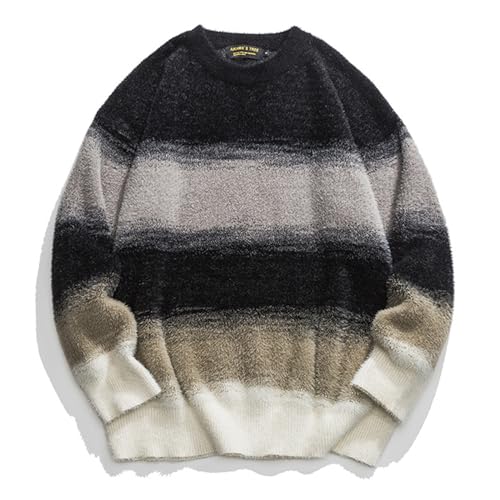 Pull en tricot à rayures rétro pour vos sorties en ville et soirées fraîches
