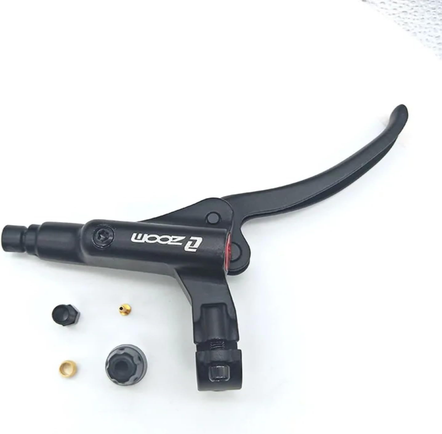 Akantor Zoom HB875 HB876 HB876E Replacement Hydraulic Brake Lever Without Caliper Bike Brake Repair Parts - Hydraulic Disc Brake Lever Rebuild Kit (1 Pair Handle, Black)