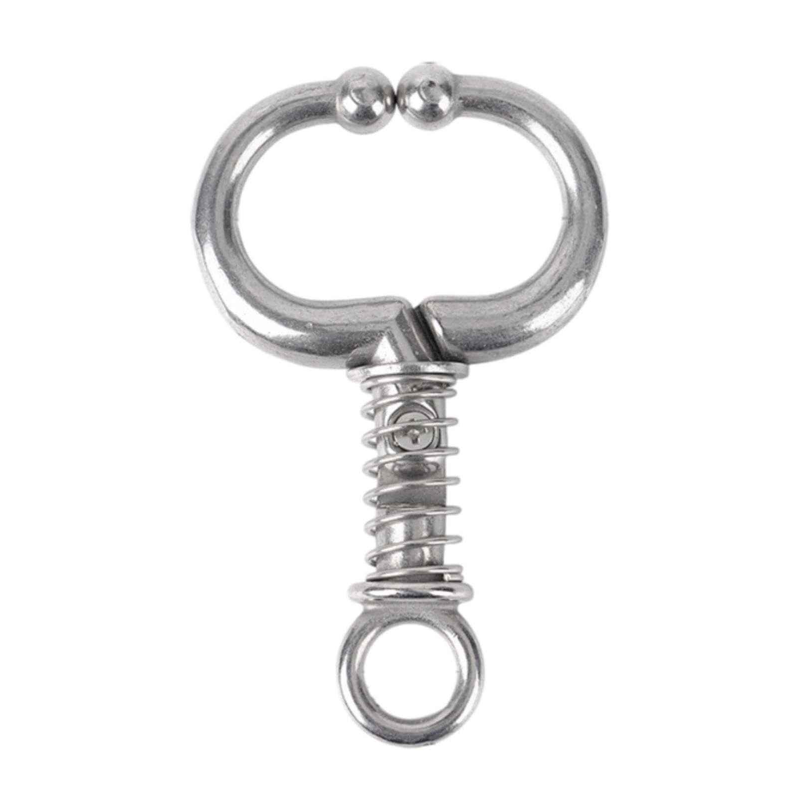 Baoblaze Cattle Nose Ring Spring Bullnose Pliers Livestock Tool Practical Convenient Automatic Locking Farming Animals Equipment, 11.7cmx7.3cm