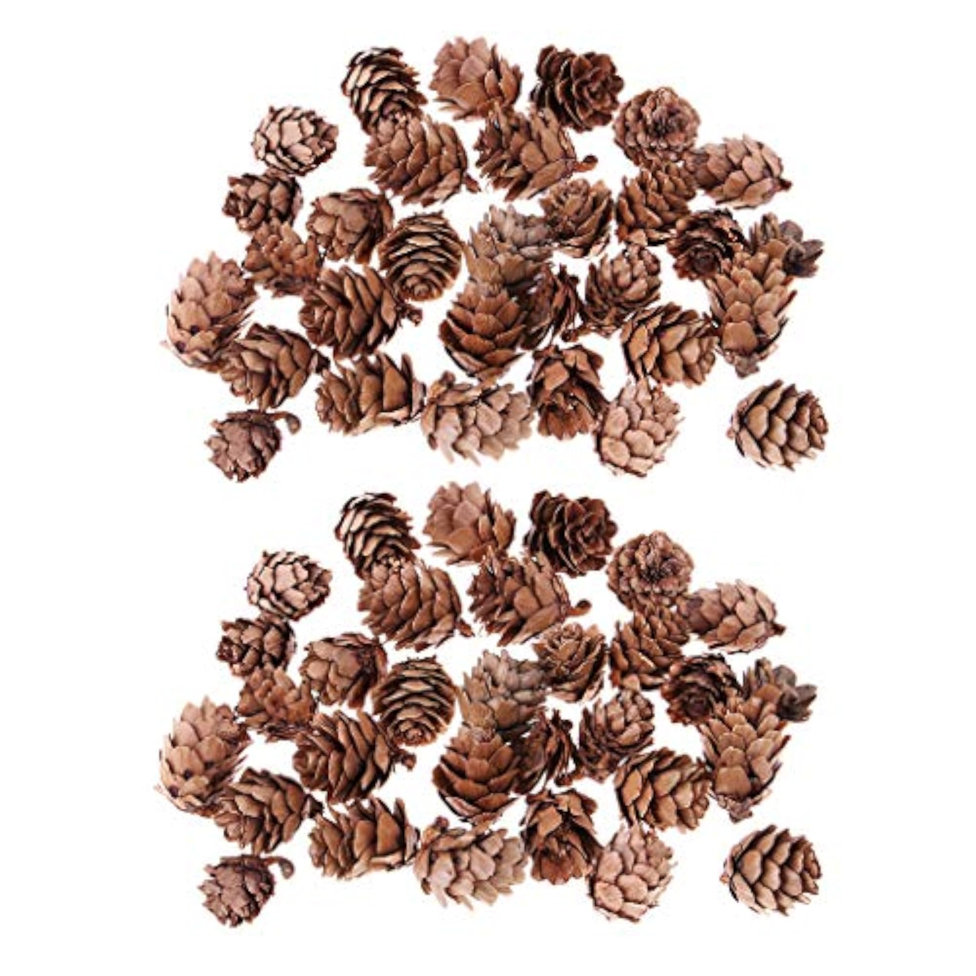 Natural Pine Cones, 60 Pieces for Christmas Decor