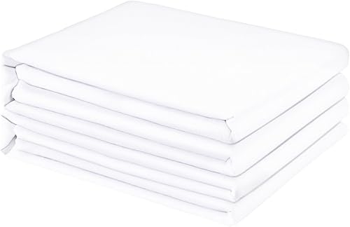 FreshCulture Sábanas encimeras tamaño matrimonial, solo 2 unidades, sábanas planas de calidad de hotel, microfibra cepillada, ultra suaves y