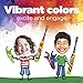GUM Crayola Kids Flossers with Fluoride - Designed for Little Hands - Fun Grape Flavor - Easy to Use Kids Floss Picks for Children Ages 3+, 40ct (6pk)